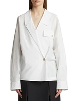 Garth Cotton One-Button Shirt