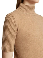 Cecil Cashmere Short-Sleeve Sweater