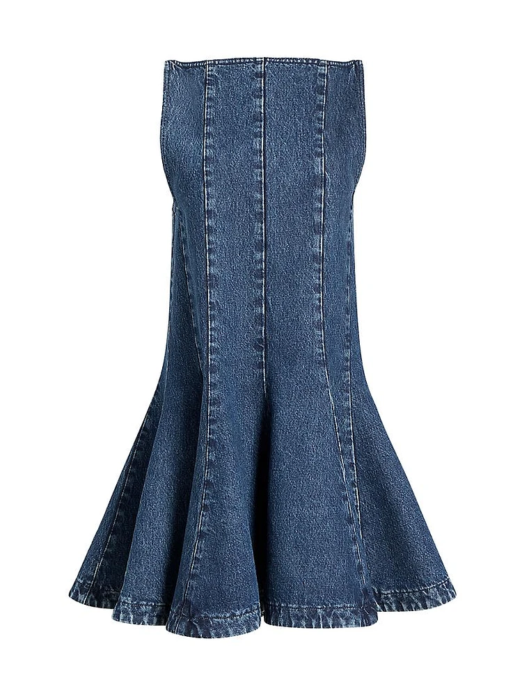 Mags Denim Sleeveless Minidress