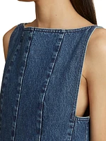 Mags Denim Sleeveless Minidress