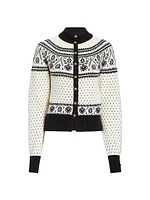 Marc Cashmere-Blend Intarsia-Knit Cardigan