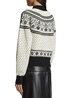 Marc Cashmere-Blend Intarsia-Knit Cardigan