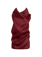 Luola Ruched Silk Sleeveless Top