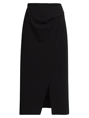 Waldforf Scuba Crepe Midi-Skirt