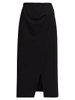 Waldforf Scuba Crepe Midi-Skirt