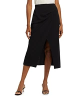 Waldforf Scuba Crepe Midi-Skirt