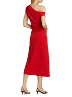 Gio One-Shoulder Midi-Dress