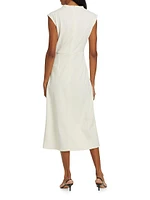 Robinella Scuba Crepe Midi-Dress