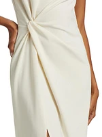 Robinella Scuba Crepe Midi-Dress