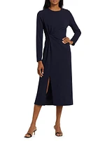 Robinette Scuba Crepe Midi-Dress