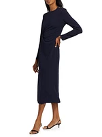 Robinette Scuba Crepe Midi-Dress