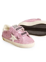 Baby Girl's, Little Girl's & Old School Glitter Star Sneakers