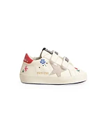 Baby Girl's Old School Floral Star Sneakers