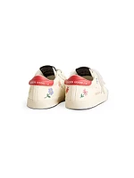 Baby Girl's Old School Floral Star Sneakers