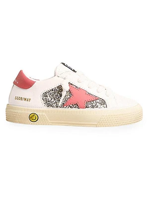 Baby Girl's, Little Girl's & Girl's May School Glitter Platform Sneakers