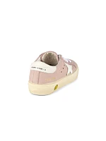 Little Girl's May School Star Suede Platform Sneakers