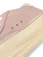 Little Girl's May School Star Suede Platform Sneakers