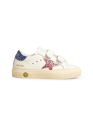 Baby Girl's, Little Girl's & May School Glitter Platform Sneakers