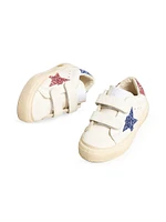 Baby Girl's, Little Girl's & May School Glitter Platform Sneakers