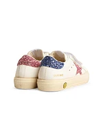 Baby Girl's, Little Girl's & May School Glitter Platform Sneakers