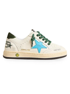 Baby Boy's, Little Boy's & Ballstar Leather Star Low-Top Sneakers