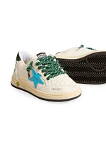 Baby Boy's, Little Boy's & Ballstar Leather Star Low-Top Sneakers