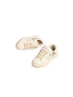 Baby Girl's, Little Girl's & May School Suede Star Glitter Sneakers