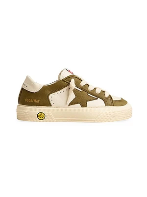 Baby Boy's, Little Boy's & May School Suede Star Platform Sneakers