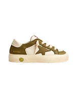 Baby Boy's, Little Boy's & May School Suede Star Platform Sneakers