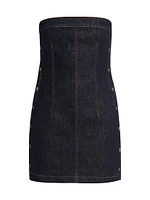 Hotline Original Snap Denim Minidress