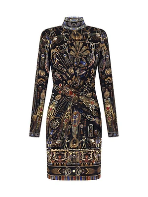 Cross-Front Minidress
