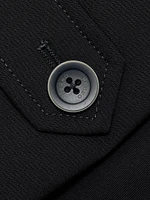 Stretch Nylon Twill Overcoat