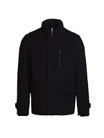 Virgin Wool-Cashmere Field Jacket