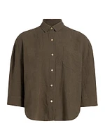 Logan Linen Button-Front Shirt