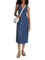 Callan Linen Midi-Dress