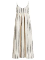 Cove Linen-Blend Maxi Dress