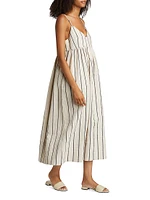 Cove Linen-Blend Maxi Dress