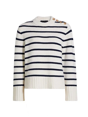 Grace Striped Cashmere Sweater