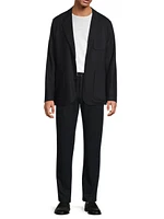 Wool Single-Breasted Blazer