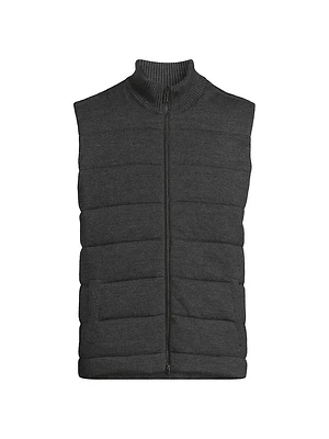Merino Knit Full-Zip Vest