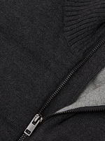 Merino Knit Full-Zip Vest