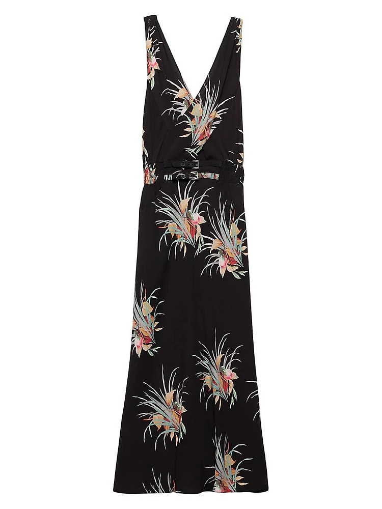 Printed Sablé Dress