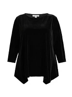 Pop Velvet Top