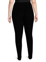 Stretch Velvet Leggings