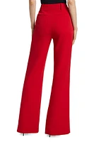 Gaia Flared High-Rise Pants