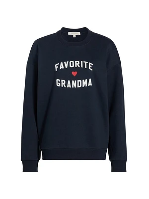 Favorite Grandma Heart Logo Sweatshirt