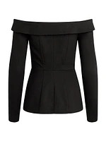 The Irina Off-The-Shoulder Jacket