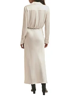 Take Me Seriously Long-Sleeve Maxi Dress