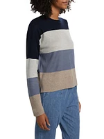 Georgie Striped Crewneck Sweater