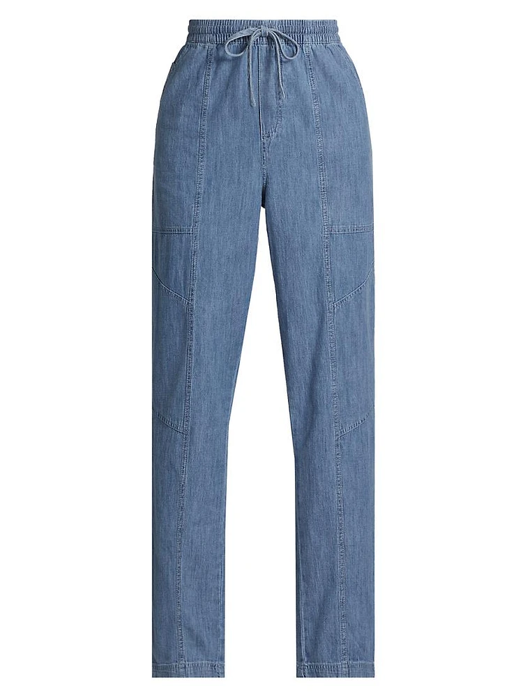 Shay Relaxed Straight-Leg Pants